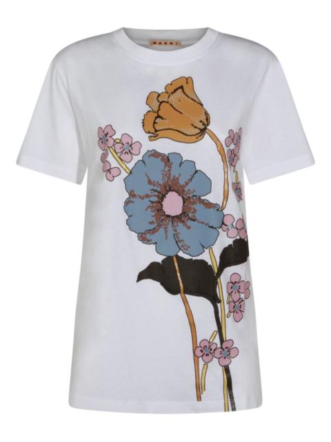 floral-print T-shirt