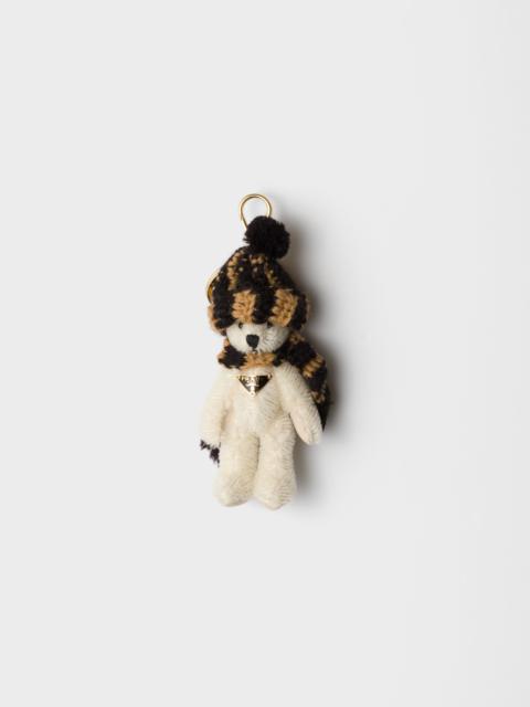 Teddy keychain charm
