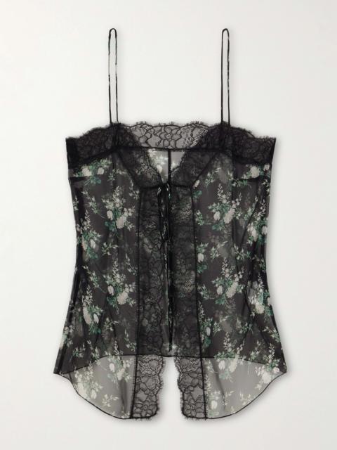 Silk And Cotton-blend Top