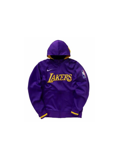 Nike NBA Los Angeles Lakers Home Showtime Dri-Fit Full-Zip Hoodie Purple