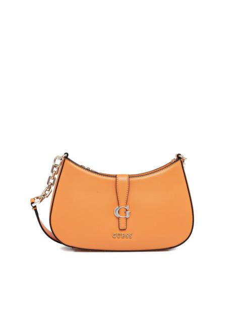 Carrie logo-plaque shoulder bag