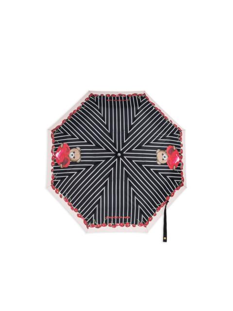 striped-print umbrella