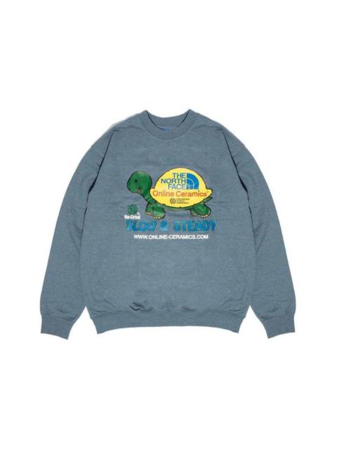 The North Face x Online Ceramics Regrind Crew Sweatshirt Blue