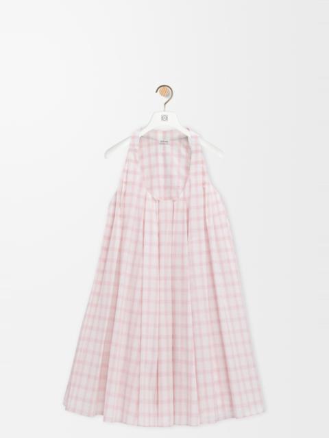 Trapeze dress in cotton