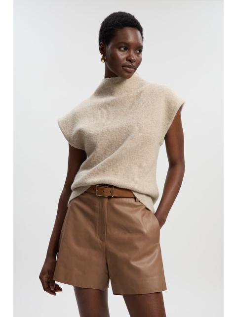 Leather Tailored Shorts