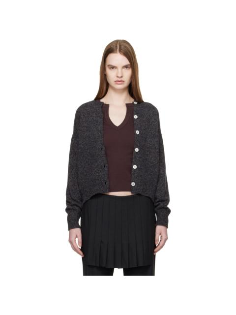 Gray Ada Crewneck Cardigan