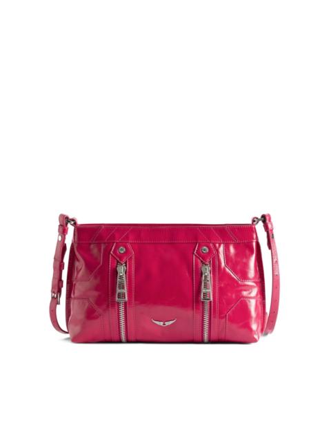 Sunny Mood zip patent satchel bag