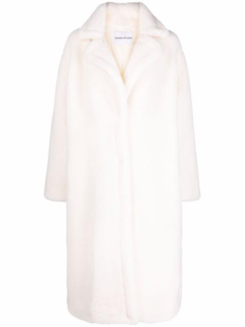 Maria faux-shearling coat