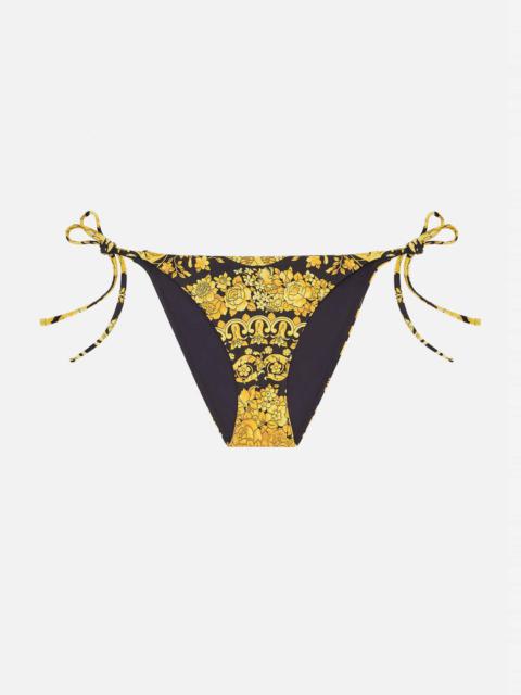 Barocco Print Bikini Bottoms