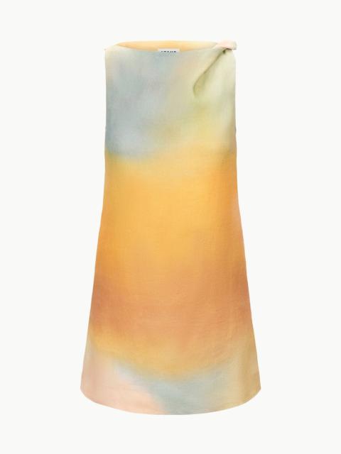 STAUD STAUD BOA LINEN DRESS PASTEL CLOUDS - R25S2284PL-PTCL | REVERSIBLE