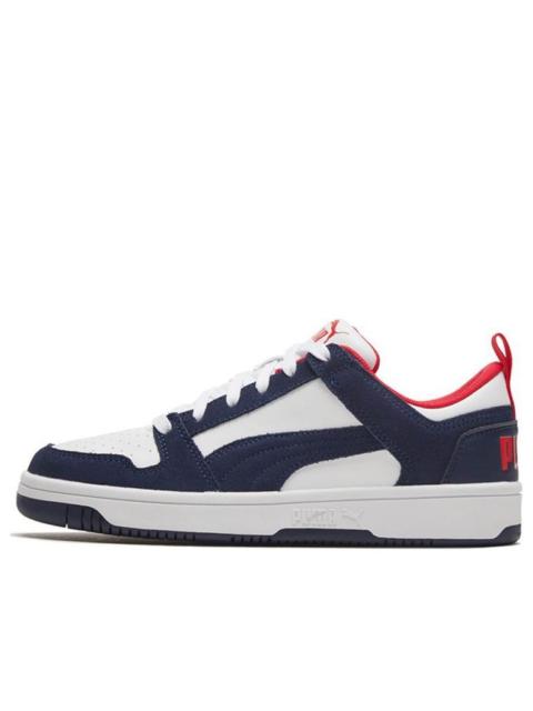PUMA Rebound Layup Lo SD 'White Blue Red' 370539-05