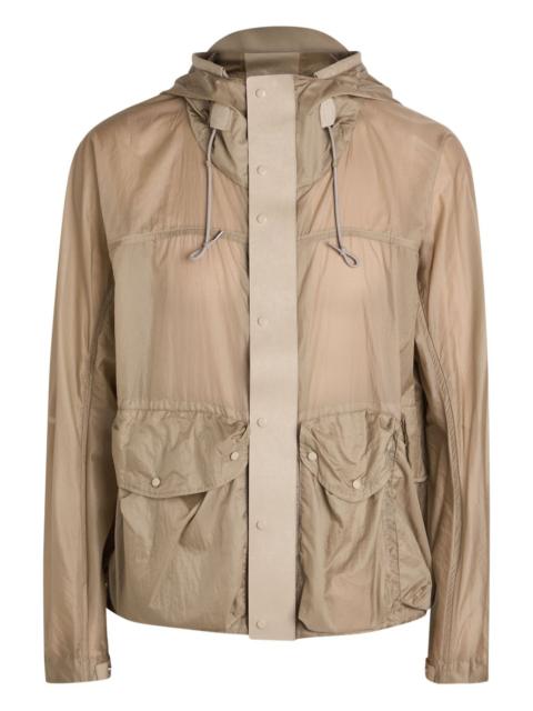 Skye hooded flap-pocket jacket