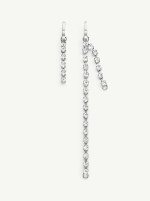 Rhinestone drop earrings