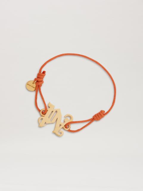 Monogram cord bracelet