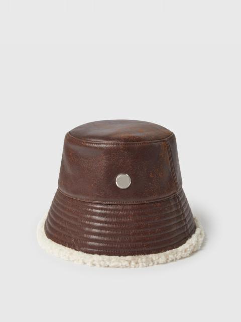 Logo Plush-Lined Bucket Hat