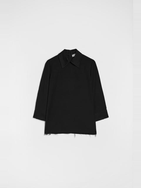 Wool Gabardine Shirt