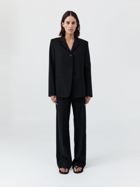 90s Wool Blazer - Black