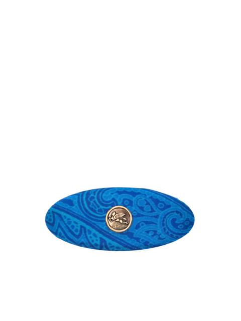 paisley medallion hair clip