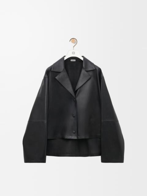 Pyjama blouse in nappa lambskin