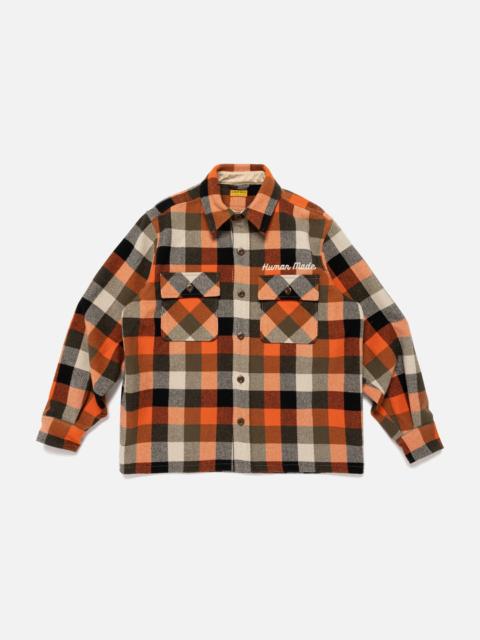WOOL CHECK SHIRT JACKET