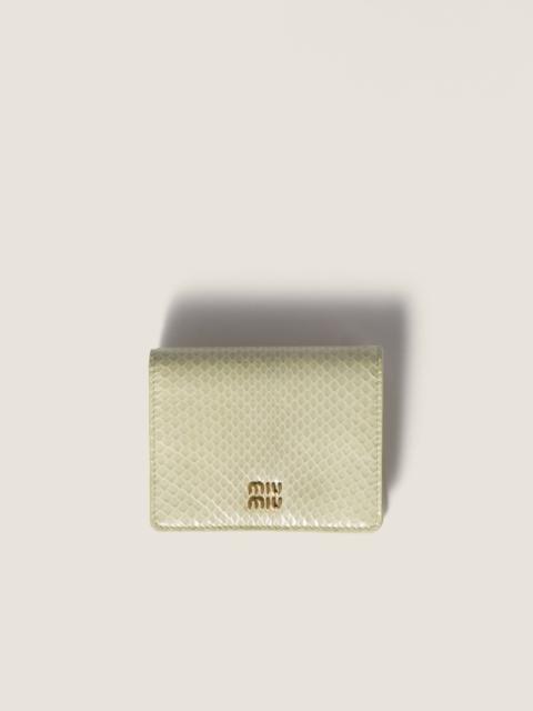 Small Ayers leather wallet