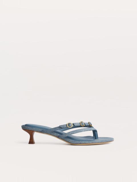 Sammie Kitten Heels
Light-Wash Denim