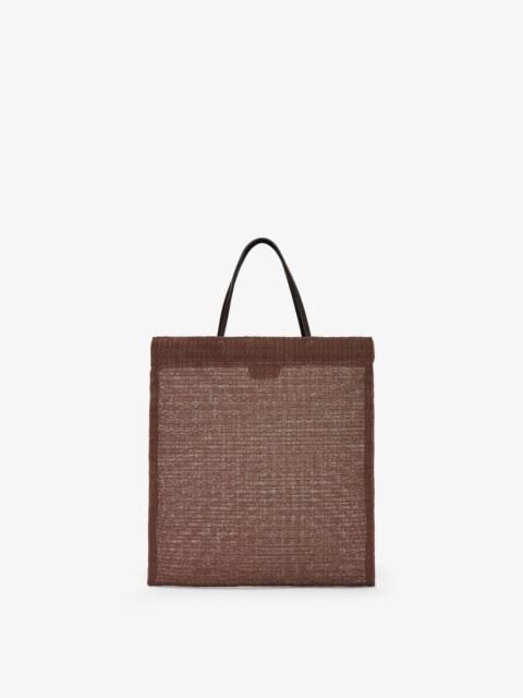 Barn mini beige mesh tote bag