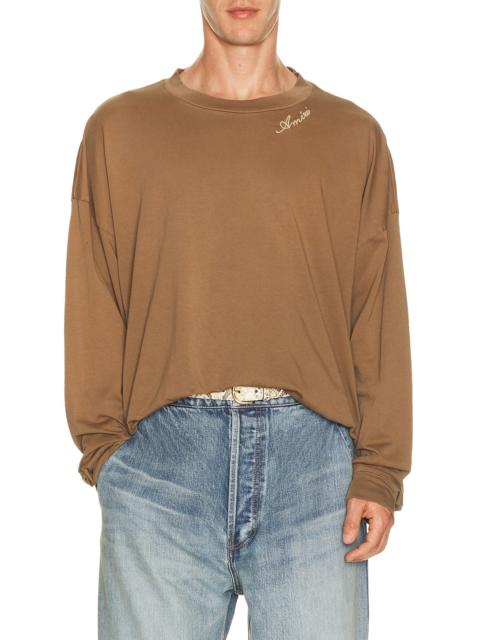 Script Long Sleeve Tee