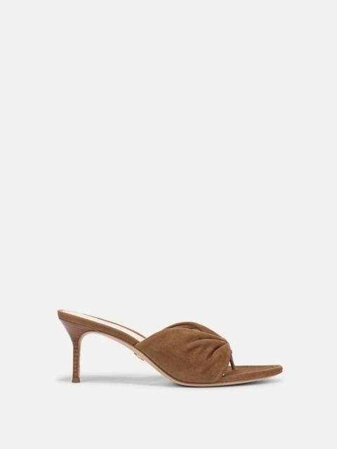 TULLIA SUEDE MID-HEEL SANDAL