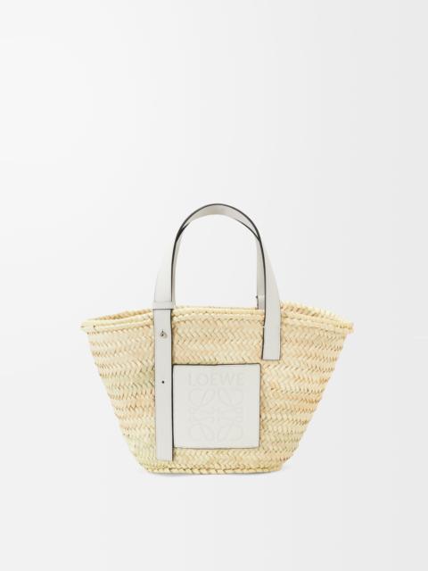 BASKET In PALM LEAF/CALF