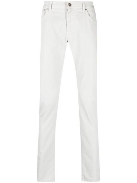 low-rise skinny trousers