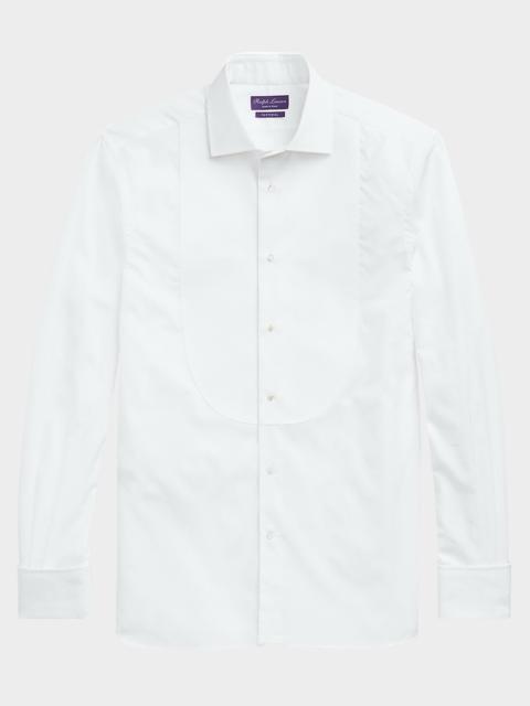 Men's Aston Piqué Bib French Cuff Dress Shirt