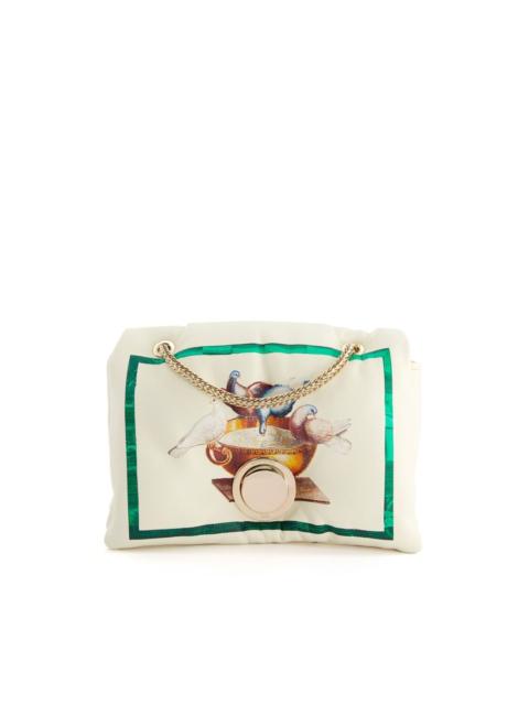 Birds Airbag leather mini bag