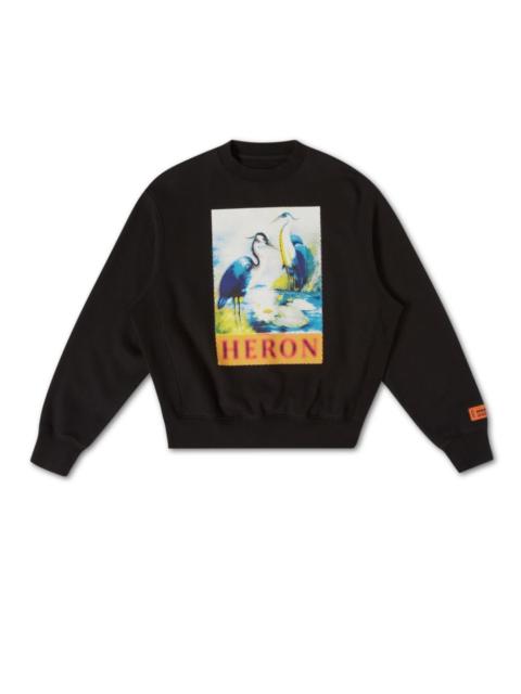 HALFTONE HERON Crewneck collar