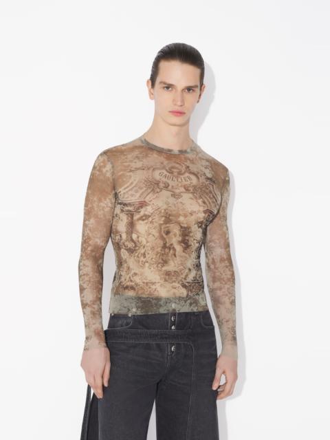 THE BEIGE MÉDAILLON TOP