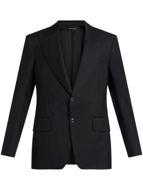 single-breasted blazer