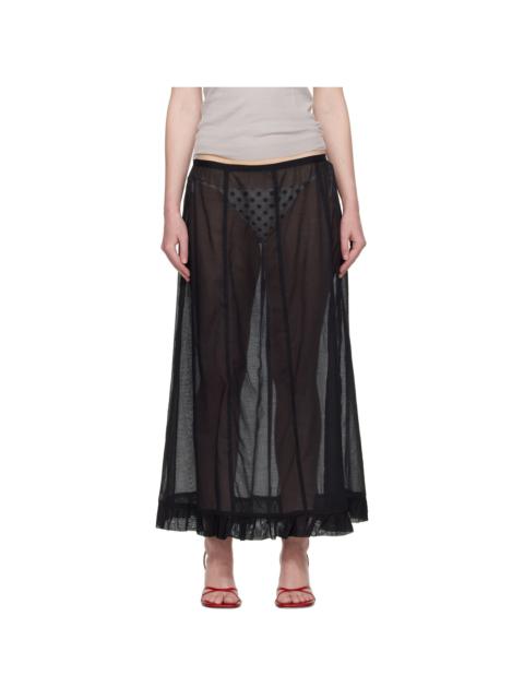 Black Andolini Maxi Skirt