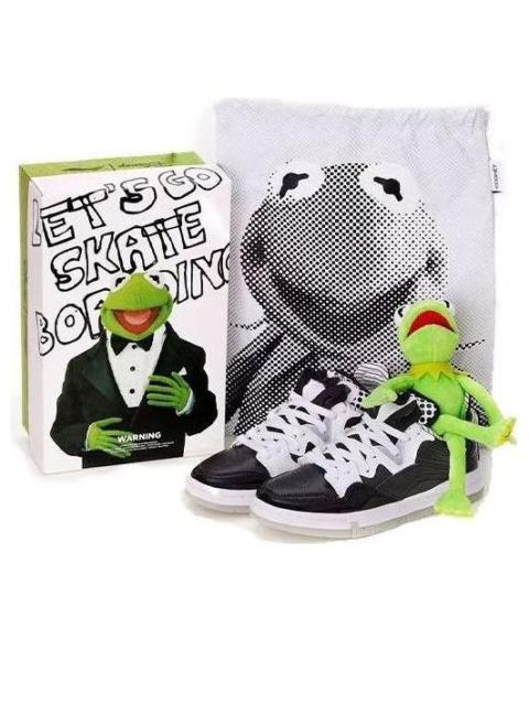 Li-Ning Wave Pro x Kermit 'Black White Special Box' AECR101-1