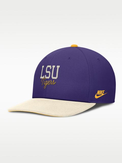 LSU Legacy Script Men's Nike Dri-FIT College Adjustable Hat