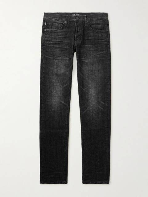 Slim-Fit Selvedge Jeans Black