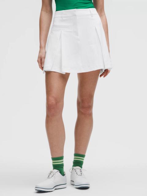Box-Pleat High-Rise Golf Skirt