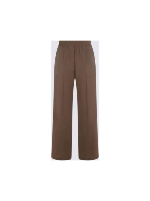 Brown Cotton Pants