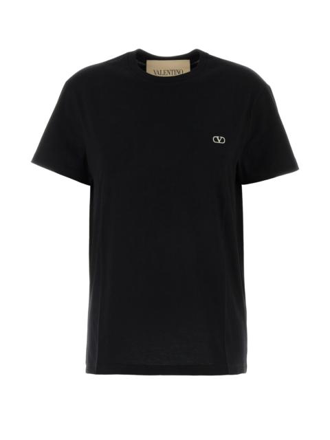 Black cotton t-shirt