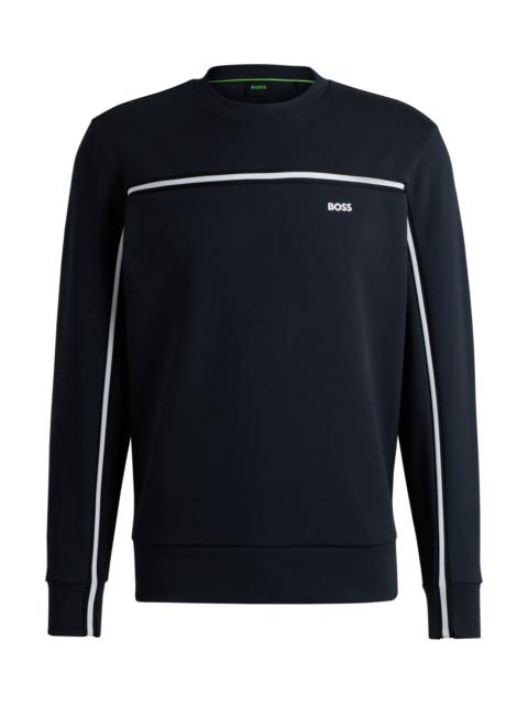 REGULAR-FIT SWEATSHIRT WITH TAPE INSERTS