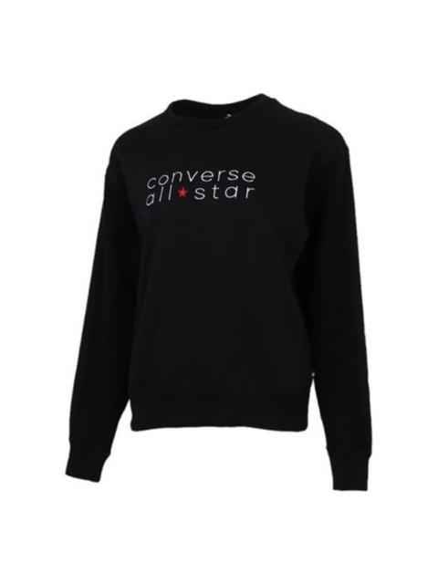 (WMNS) Converse All Star Sweater 'Black' 10019801-A01