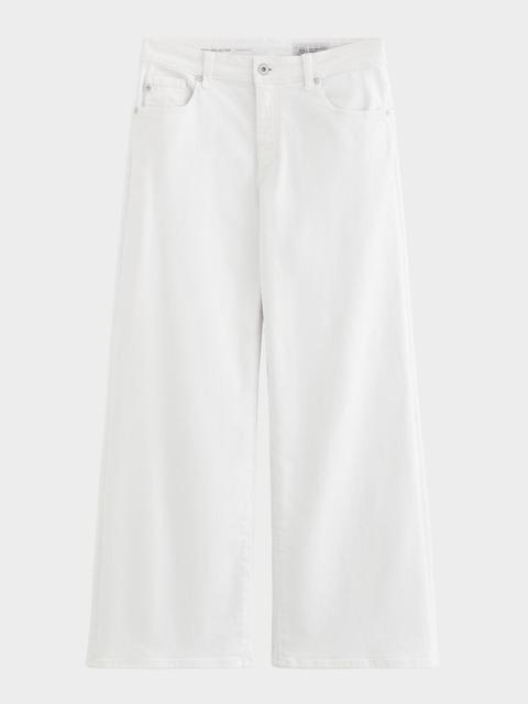 Saige Wide-Leg Crop Jeans