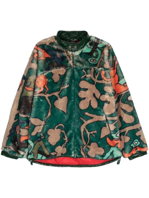 Sun graphic-print jacket