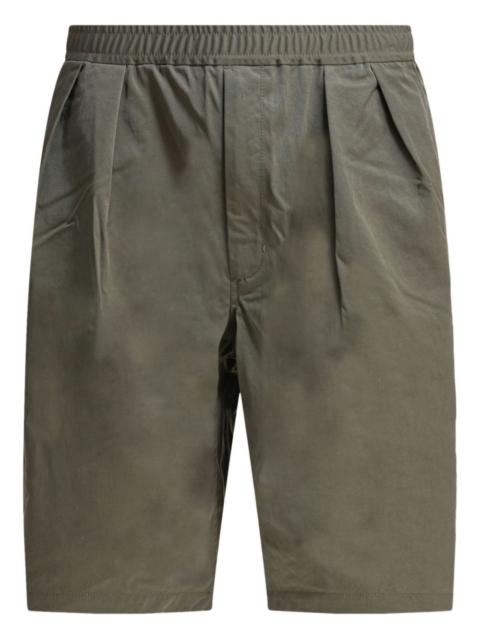 pleated-pocket shorts