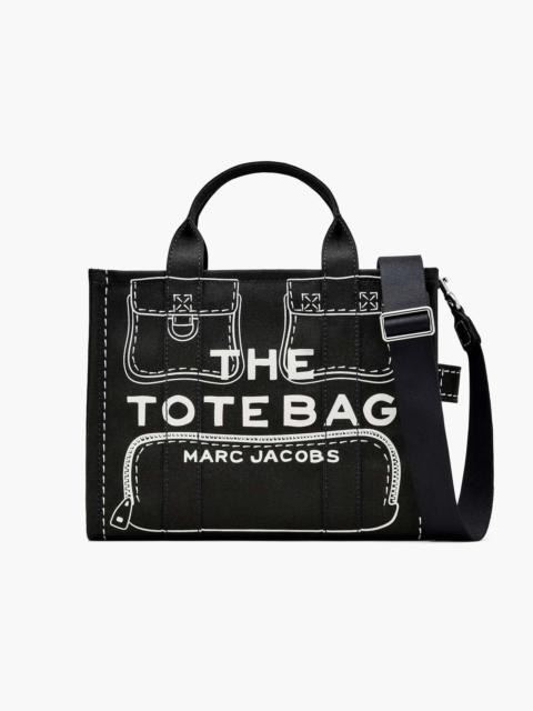 THE TROMPE L'OEIL CARGO CANVAS MEDIUM TOTE BAG