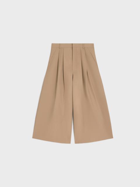 montauk cropped trousers IN COTTON AND WOOL GABARDINE